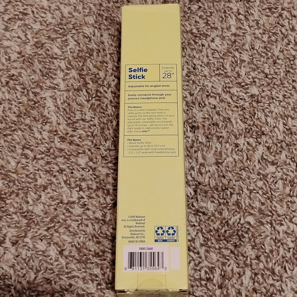 Onn Focus Selfie Stick 28" - Picture 3 of 4